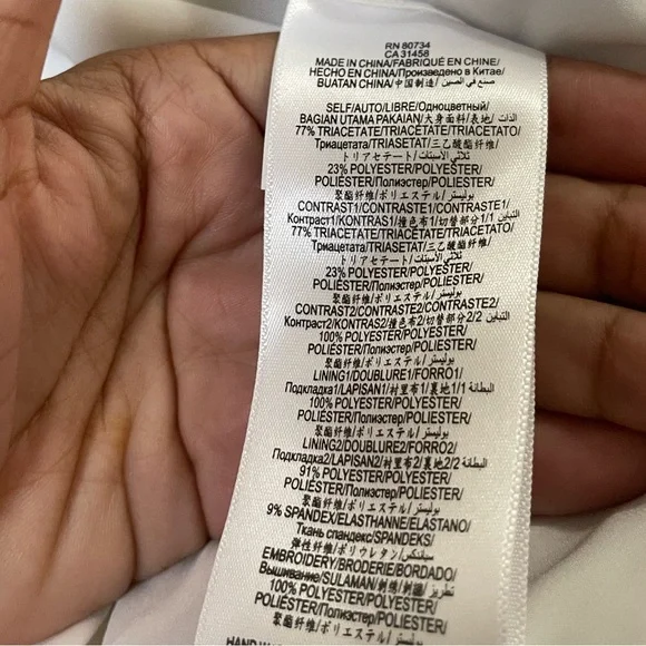 BCBGMAXAZRIA Elayna Black & White Formal Gown Size 10 | Elegant Evening Dress - Picture 12 of 16